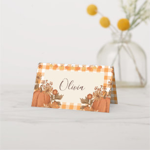 Friendsgiving Place Card Thanksgiving Name Card