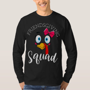 Friendsgiving Squad Gifts Happy Thanksgiving Turke T-Shirt