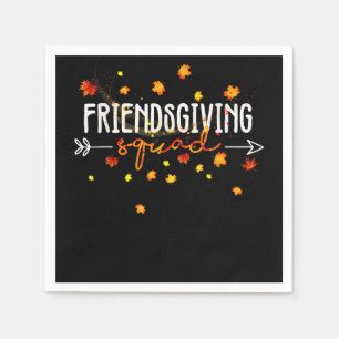 Friendsgiving Squad Thanksgiving Friendship Friend Napkin