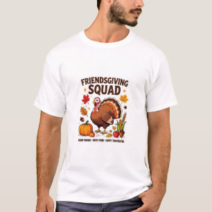 Friendsgiving Squad – Vintage Thanksgiving Party T-Shirt