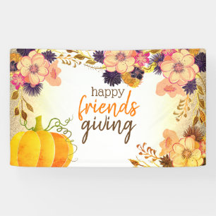 Friendsgiving Thanksgiving Banner