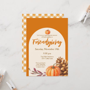 Friendsgiving Thanksgiving Invitation