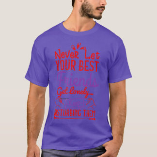 Friendship 2 Best Two Bff Friends Bestie Day Quote T-Shirt