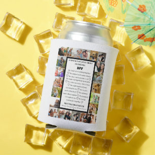 Friendship Appreciation   BFF 22 Photo Collage Can Cooler