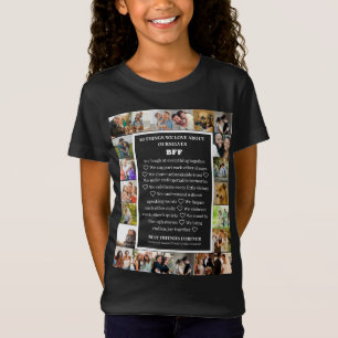 Friendship Appreciation   BFF 22 Photo Collage T-Shirt