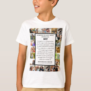 Friendship Appreciation   BFF 22 Photo Collage T-Shirt