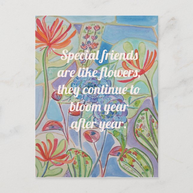 Friendship Appreciation Postcard (Front)