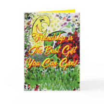 Friendship best gift kid birthday card