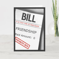 Friendship Bill Humour