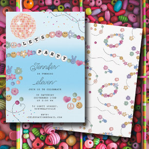 Friendship Bracelet Girl Jewellery Birthday Party Invitation