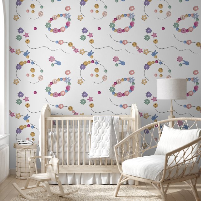 Friendship Bracelet Girl Jewellery Pattern Bedroom Wallpaper (Kids)