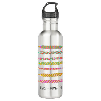 Friendship Bracelets Graphic Personalised 710 Ml Water Bottle