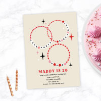 Friendship Bracelets Pink & Red Birthday