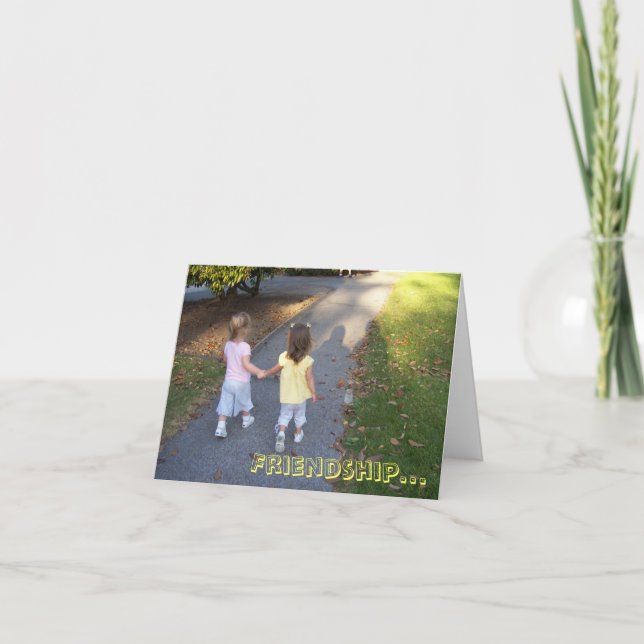 Friendship... Card (Front)