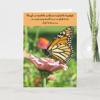 Friendship card--Emerson Quote Card