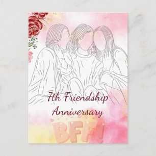 friendship celebration postcard