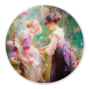 Friendship  ceramic knob