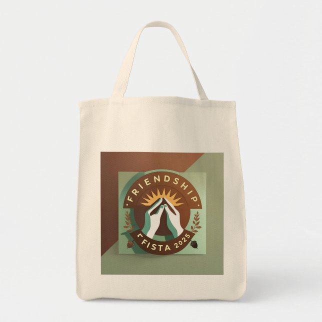 Friendship Chestnut Fiesta Tote Bag (Front)