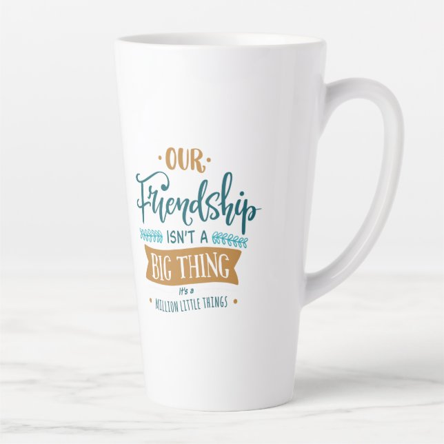 Friendship day big thing latte mug (Right)