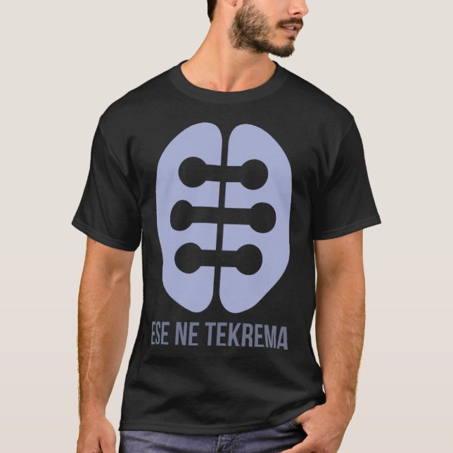 Friendship Ese Ne Tekrema Adinkra Symbol of West A T-Shirt (Front)
