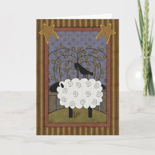 Friendship Ewe Sheep Card