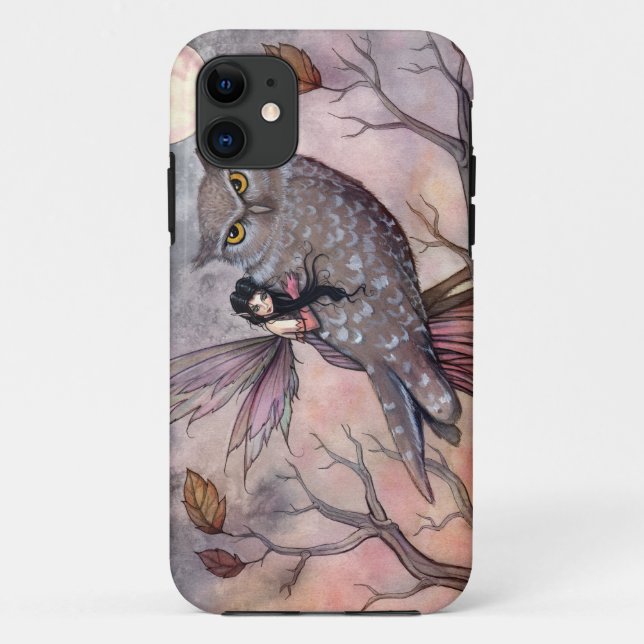 Friendship Fairy and Owl iPhone Case (Back)