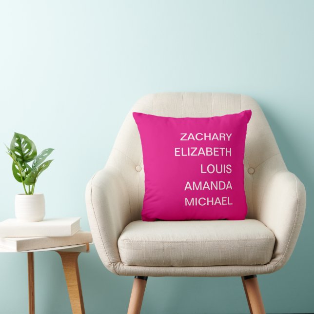  Friendship Festivity Pink Pillow (Chair)