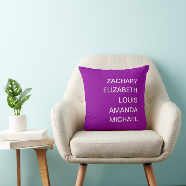 Friendship Festivity Purple Pillow (Chair)