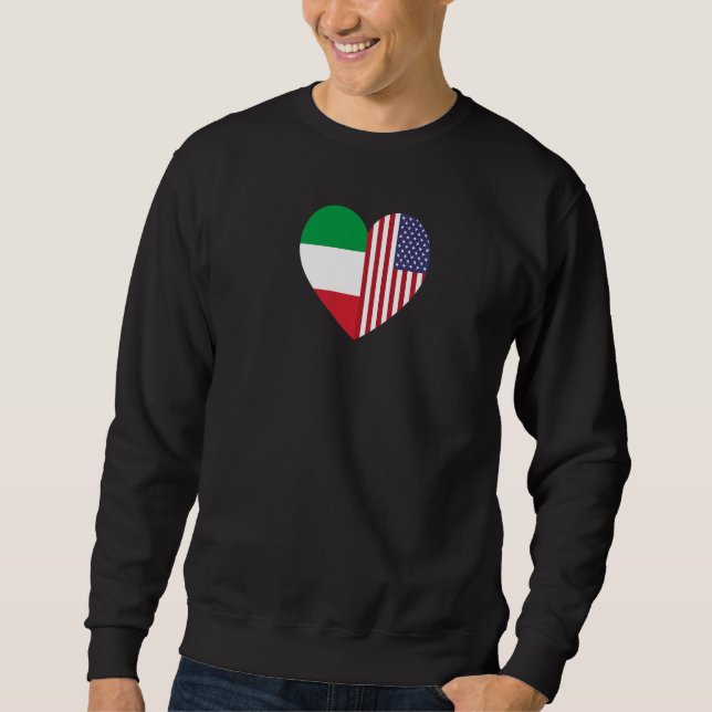 Friendship Forever America and Italy   Sweatshirt (Front)