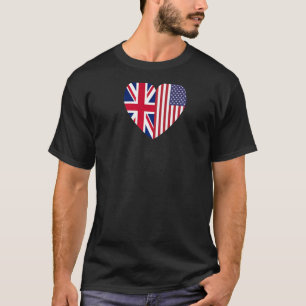 Friendship Forever America and The United Kingdom  T-Shirt