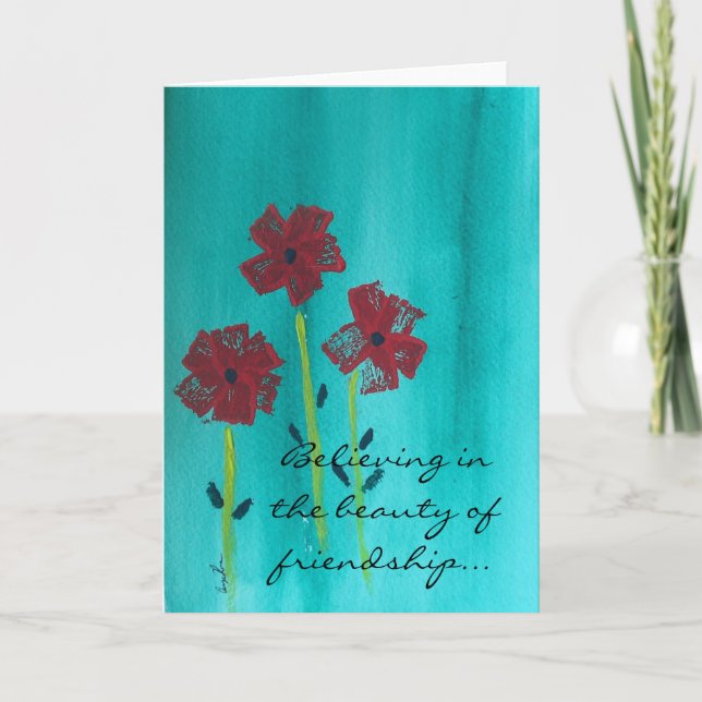 Friendship Greeting Card (Front)