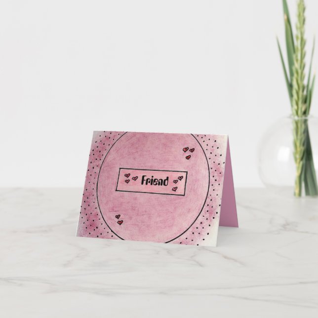 Friendship Greeting Card (Front)