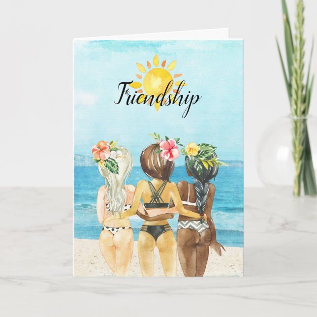 Friendship Greeting Card (Front)