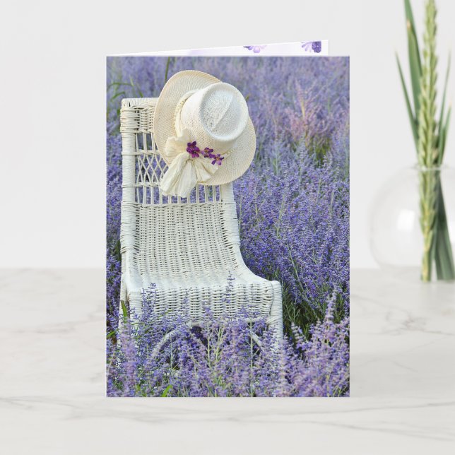 Friendship Hat on Chair Card (Front)