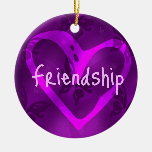 Friendship Heart Ornament (Front)