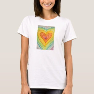 Friendship Hearts Rainbow Customised Love Shirts