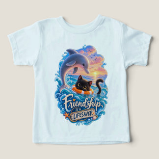 Friendship Is a Lifesaver Dolphin & Kitty Toddler