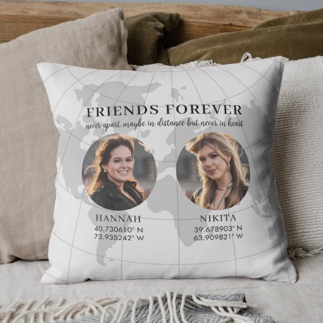 Friendship Long Distance Photo Keepsake Cushion (Creator Uploaded)