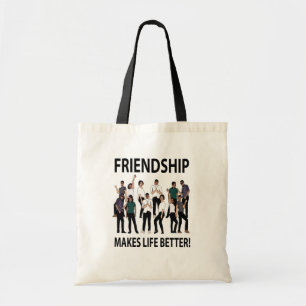 Friendship Makes Life Better Friendship Tote Bag