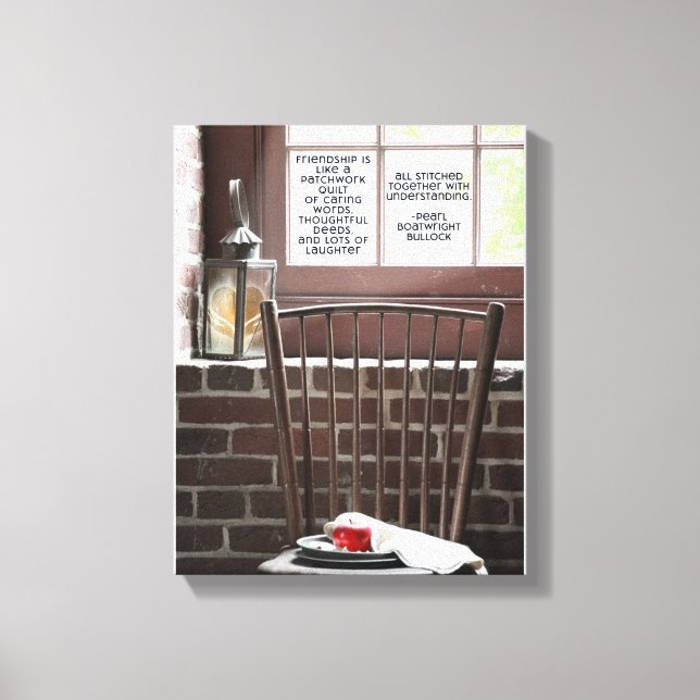 Friendship Millers Chair Wrapped Canvas (Premium) (Front)