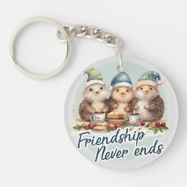 Friendship never ends key ring (Front)