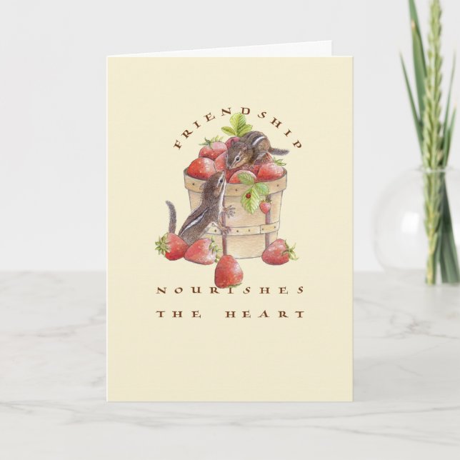 Friendship Nourishes the Heart Card (Front)