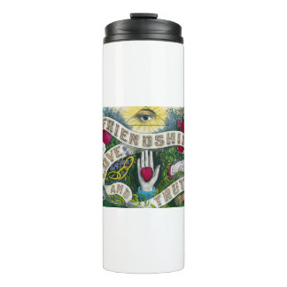 Friendship or the all-seeing eye - Vintage symbol Thermal Tumbler