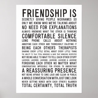 Friendship Poster
