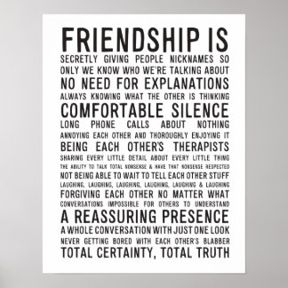 Friendship Poster