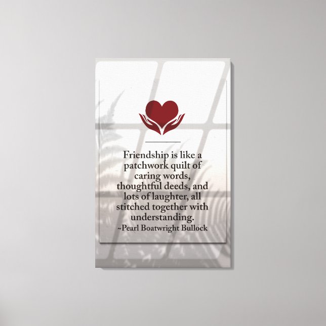 Friendship Premium Wrapped Canvas (Gloss) (Front)
