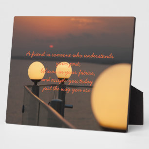 Friendship Proverb Plaque