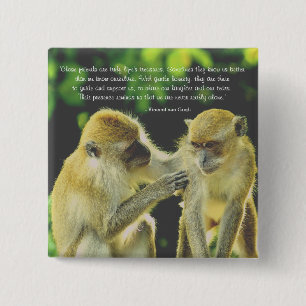 Friendship Quote by Vincent van Gogh 15 Cm Square Badge