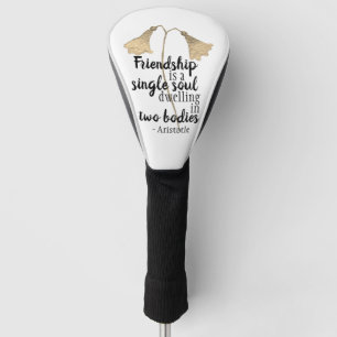 Friendship Quote Flowers Golf Head Cover