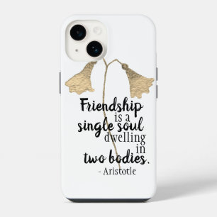 Friendship Quote Flowers iPhone 14 Case